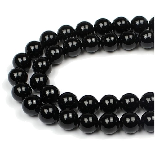 Perlen 8mm runde onyx - 8mm,