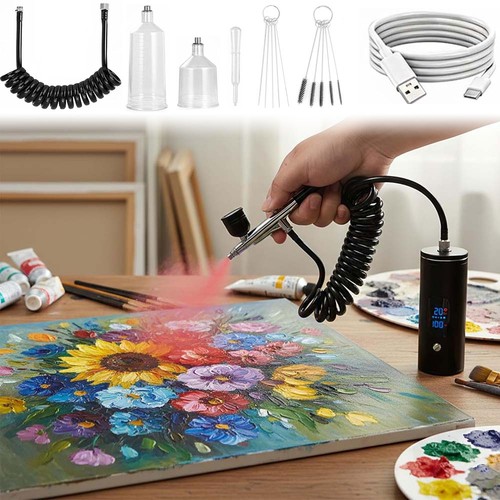 Airbrush set spritzpistole mit - set,