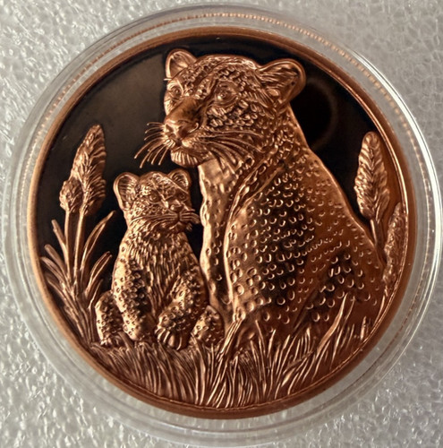 Kupfermünze leopard 999 - 1,