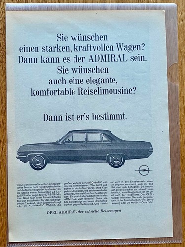 Opel admiral reisewagen - opel,