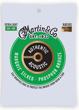 MARTIN MARQUIS SILKED GITARRENSAITEN AKUSTIKGITARRE EXTRA LIGHT 010 MA530S M2000