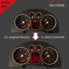 Audi TT 8N FIS Display MFA Pixelfehler Reparatur Tacho Kombiinstrument defekt