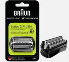 Original Braun 32B Ersatz Scherkopf für Rasierer Series 3 Kassette Kombipack 32B