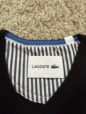Lacoste Herren Pullover, Schwarz, Größe L