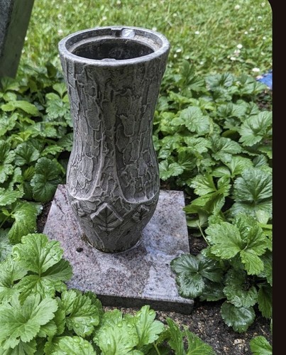 Aluminium grabvase - aluminium,