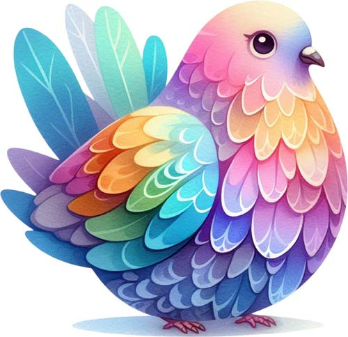 Aquarell ostern regenbogen - aquarell,