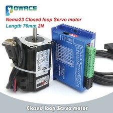 【DE】3 Sets Nema23 2N.m 76mm Closed Loop Servo Motor+HSS57 Hybrid Driver 50V CNC