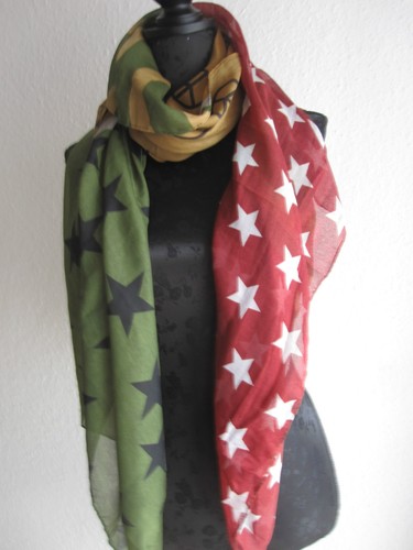 Weicher schal mit stern - weicher,