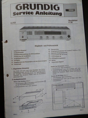 Original service manual - original,