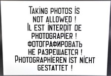 DDR BRD Schild Grenzschild Grenzanlage Mauer Alliierte Taking Photos Berlin 7298