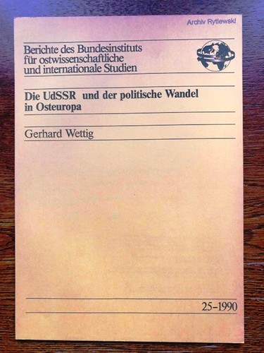 Wettig gerhard die udssr und - wettig,,