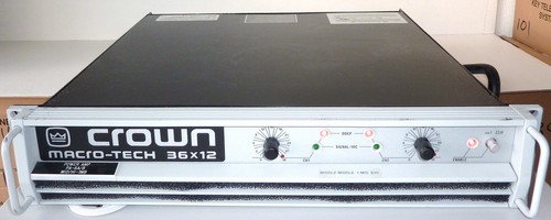 Crown macrotech 36x12 power - crown,
