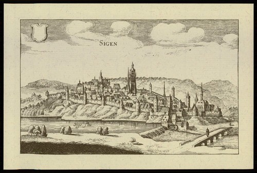 Siegen kupferstich merian - siegen,