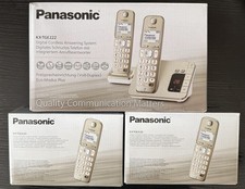 Panasonic KX-TGE222GN DECT Telefon 4x Mobilteil Seniorentelefon AB schnurlos OVP
