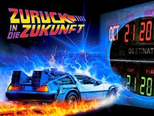 Zurück in die Zukunft Magnet – DeLorean Motiv – Kult Retro