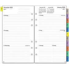 Wochenplaner A6 2026 Kalender