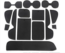 Becherhalter-Matten Einsätze für Honda RAV4 (2019–2022)Autozubehör-Set, Schwarz