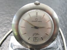 Taschenuhr Stahl Eterna Matic