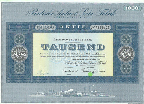 Badische anilin soda fabrik - anilin,