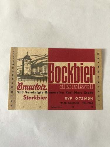 Bieretikett braustolz brauerei - bieretikett, braustolz-brauerei