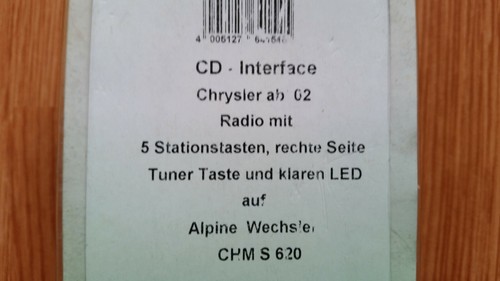 Interface chrysler 02 - interface,