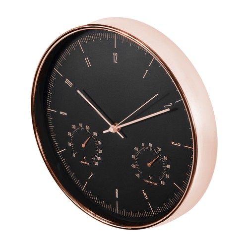 Wanduhr mit thermometer und - thermometer,