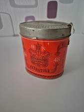 Blechdose oval Overstolz Haus Neuerburg 48 Zigaretten leer