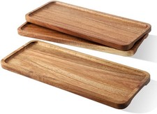 Tablett Holz 30x12 cm 3er Set