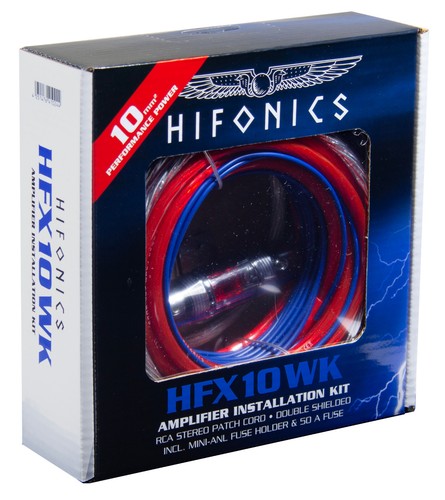 Hifonics 10mm kabelset 1000 - kabelset,