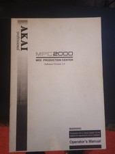 Akai MPC 2000 Operator's