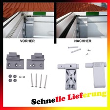 Ersatzteil Braas Atelier-Griffhebel + Konsole grau Braas Dachfenster Rolladen DE