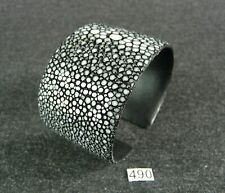 490) Rochenleder Armreif 4 cm