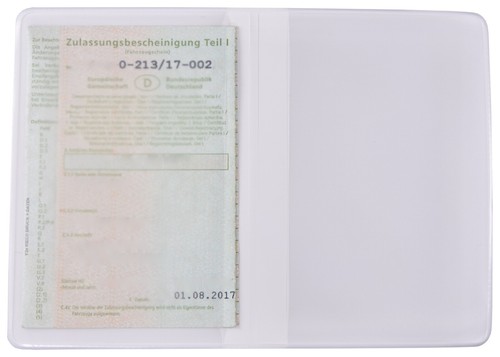 Kfz schein schutzhülle weiß - schein,
