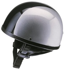 Helm  Redbike RB-500 Halbschalenhelm silber-schwarz Gr. S