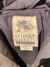 Reitermantel, Australien Sydney Oilskin Größe S, Neu, Gewachste Baumwolle Braun