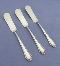 Wilkens - Martin - Barbara - 3 Buttermesser - 90er Silber - 16,5 cm