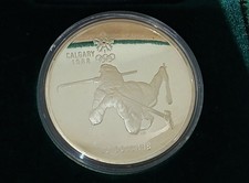 20 Dollars Olympische Winterspiele 1988 Calgary  Biathlon