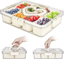 Snackbox mit 8 Fächern für