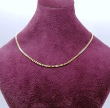Gold Halskette, 333er 8 Karat Gold Panzerkette, Feine Zarte Goldkette