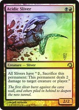 MTG - Acidic Sliver - Foil -