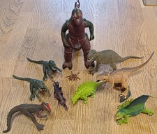 Dinosaurierfiguren 9x Dino Spielzeug Sammlung