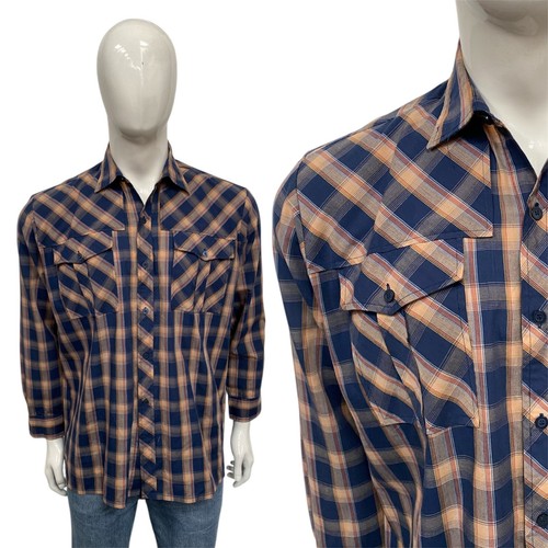 Vintage western 70s hemd - 70s,