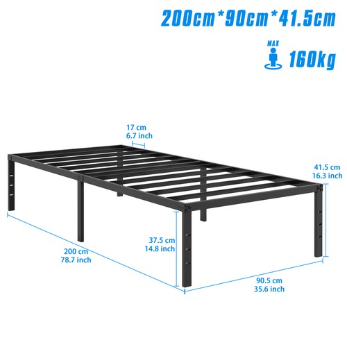 Metallbett bettrahmen rahmen - metallbett,