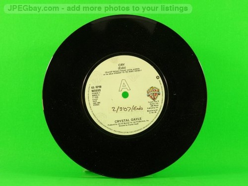 Gayle crystal cry wb - cry, 7"