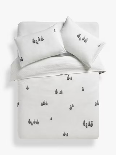 John lewis pinguin bettbezug - bettbezug, &