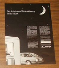 Seltene Werbung COLONIA