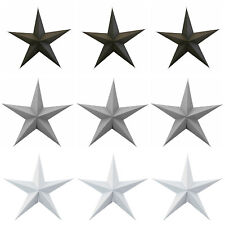 House Doctor 3er Set Stern 15 cm Weihnachtsstern Papierstern dunkel grau weiß