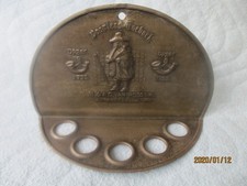 Antikes Pfeifenregal aus Eisen  Boorlers  Toeback 1855 J.&ACVAN ROSSEM ROTTERDAM