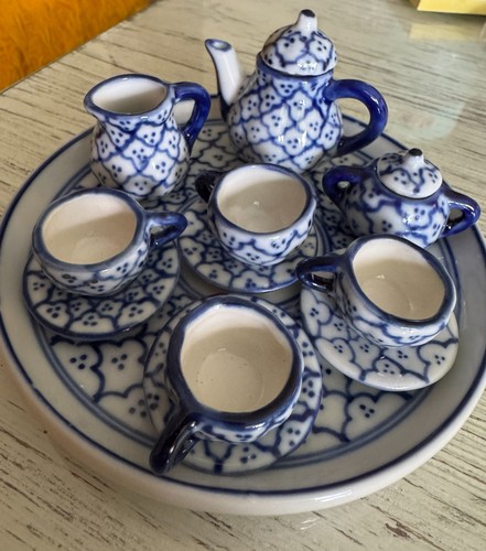 Miniatur teeservice der marke - miniatur-teeservice,