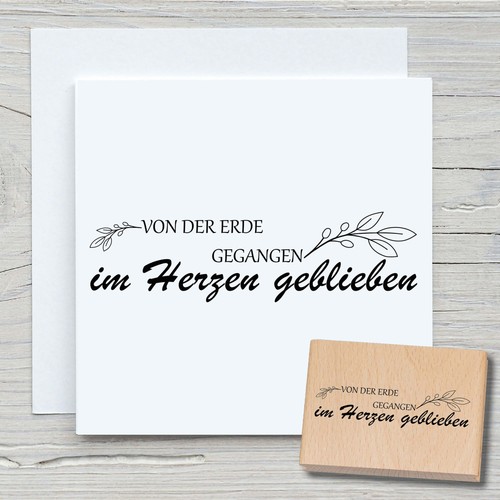 Stempel von der - der, erde